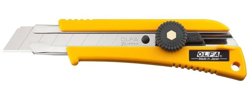 OLFA L-2 RUBBER INSET UTILITY KNIFE - Tagged Gloves